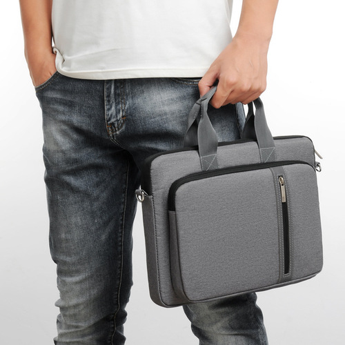 Earthquake-resistant computer bag cross-border portable shoulder business notebook bag 14/15.6/17.3 liner bag briefcase