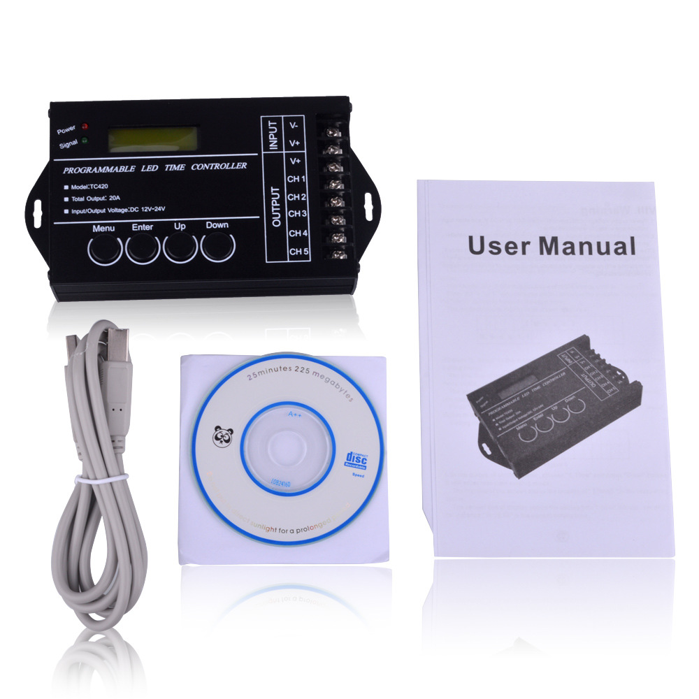 Tc421 controlador de tiempo WiFi programable iluminación inteligente interruptor de sincronización lámpara LED controlador fabricante lote