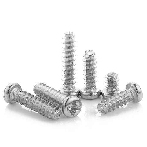PB nickel-plated cross pan head flat tail self-tapping screws round head small screws flat tail screws M1.2/M1.4/M1.6