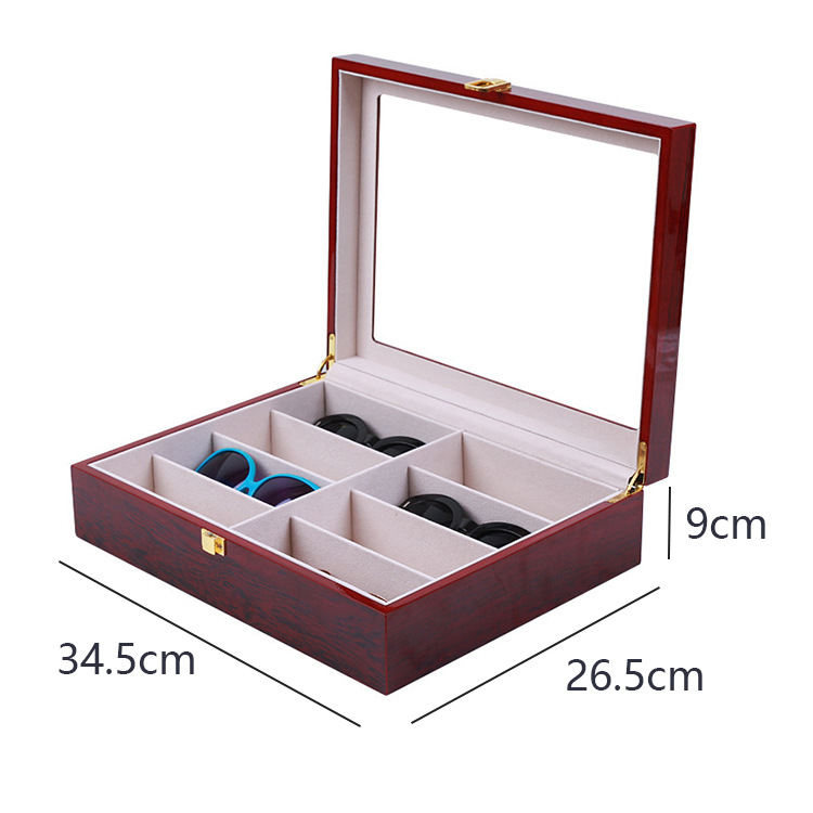 8칸 원목 스프레이 페인팅 안경 케이스 1호