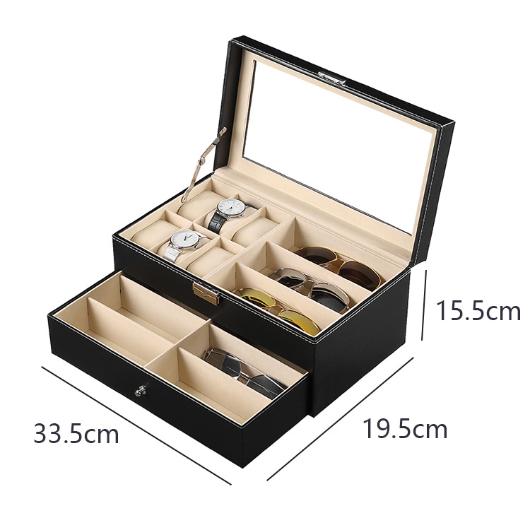 6비트 시계 + 9그리드 안경 케이스, 1호