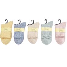 秋冬加厚中筒兔羊毛袜 高罗口复古保暖女袜女士毛圈袜子 厂家批发