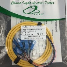 厂家直销云光电信品牌12芯SC单模1米1.5米束状集束尾纤9/125G652D