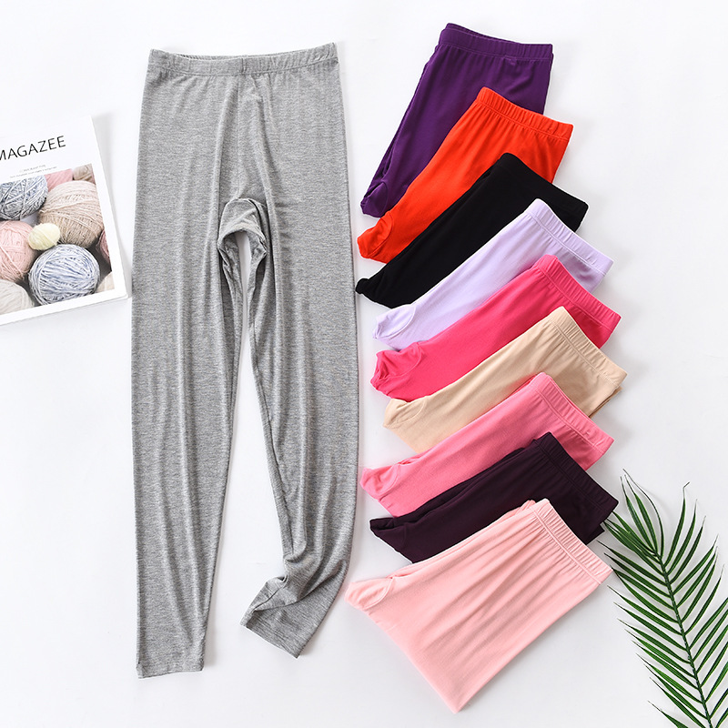 Modal bottoming long johns women's autumn and winter warm pants thin bottoming cotton wool pants cotton plus size leggings autumn and winter Modal bottoming long johns women's autumn and winter warm pants thin bottoming cotton wool pants cotton plus size leggings autumn and winter