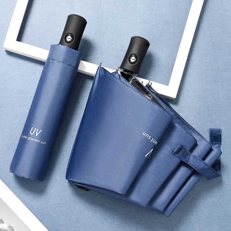 wholesale umbrella sunny and rainy dual-use folding sun-proof uv-proof logo advertising gift uv sun umbrella