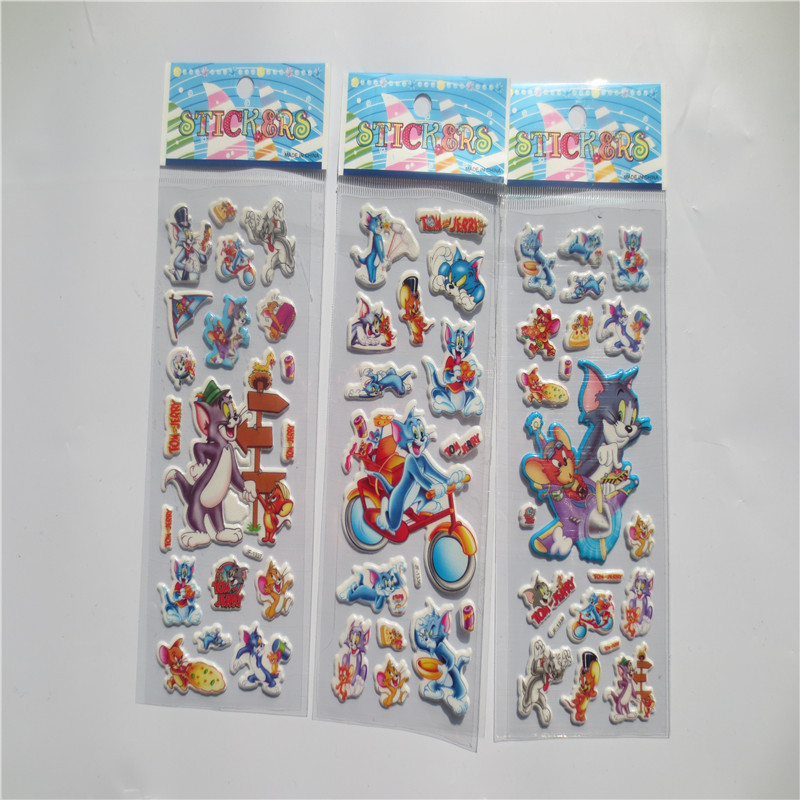 Tom and Jerry Children's Sticker Bubbly Sticker PVC Bubble Sticker