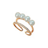 Tide, small design fashionable ring, advanced jewelry, light luxury style, high-quality style, on index finger