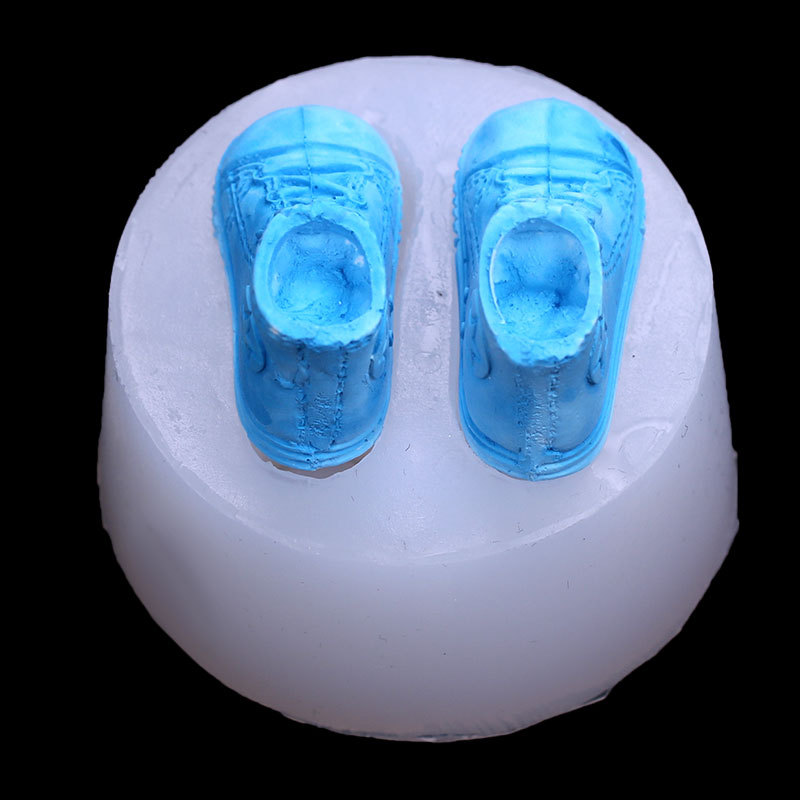 DIY cristal epoxi zapatilla silicona molde zapatos de béisbol hecho a mano