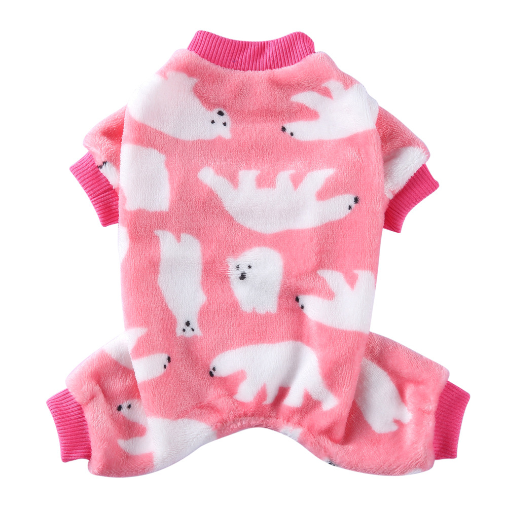 Suministros para mascotas transfronterizos ropa para perros homewear ropa para mascotas pijamas felpa ropa para mascotas ropa de otoño ropa para perros Pijamas image 14
