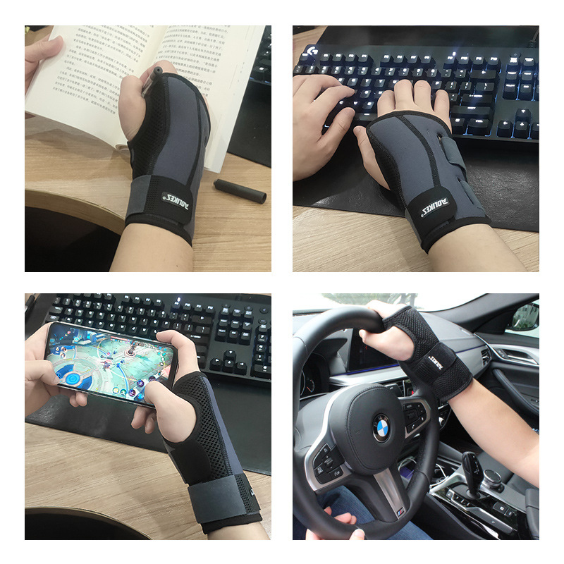 Placa de soporte estable de presión bidireccional protector de muñeca fractura ratón esguince de mano rehabilitación protector de muñeca guardia de mano madre