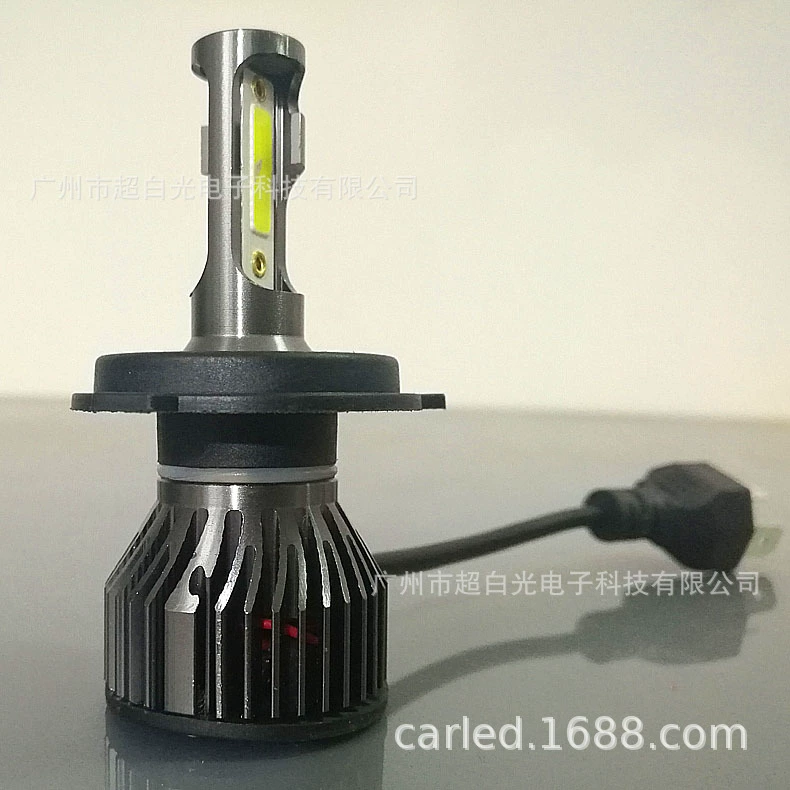 Streetlight Zhongshan Factory Direct Supply Car LED Headlight F2 High/Low Beam LED Main Light Fog Light H4H7 Exterior Trade Cross-Border