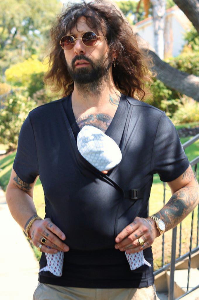 2024 europeo y americano Venta caliente padre-hijo ropa canguro padre Madre Canguro comodidad camiseta chaleco bebé que sostiene ropa de mujer