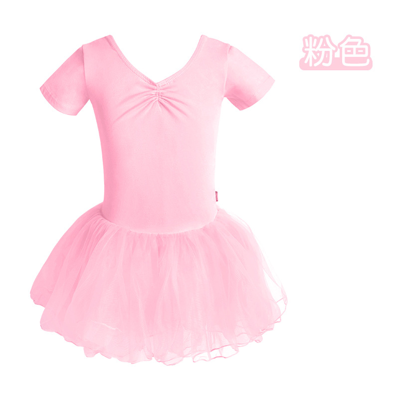 Ropa de baile niños niñas práctica ropa de manga larga hilado puffy ropa de rendimiento vestido lindo Ballet princesa vestido