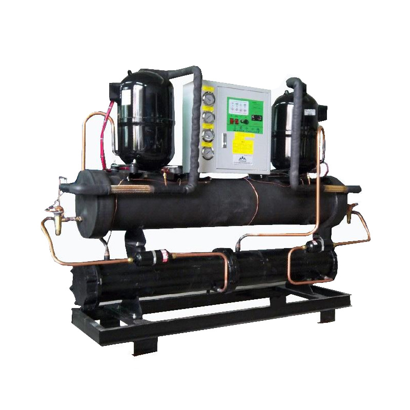 惠州海洛斯工业冷水机螺杆式 冷水冰水机 低温箱式 管壳式自然冷