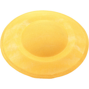 DIY bridal hat hat embryo imitation linen hat bottom hat accessories monochrome base headdress wholesale custom