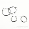 Earrings stainless steel, trend ear clips, brand accessory suitable for men and women, wholesale