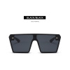 Retro big square sunglasses, trend glasses, European style