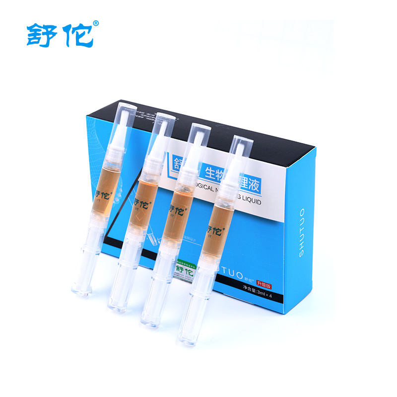 Shutuo solución de cuidado biológico un golpe brillante película de reparación biológica en caja paquete de cuatro
