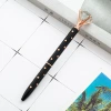 Black rose gold dot