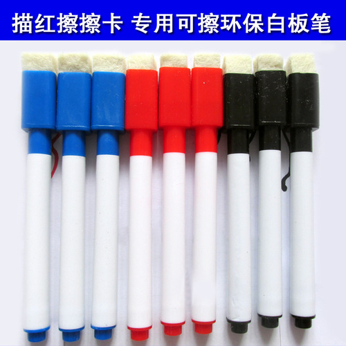 Special pen for tracing red and erasing cards, water-based refillable ink for repeated writing, graffiti calligraphy practice, environmentally friendly whiteboard pen, erasable factory