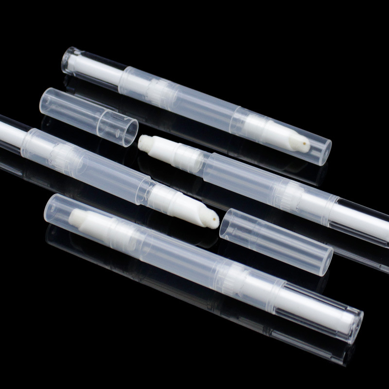 Tubo de brillo labial de 3 ml en stock, tubo de corrector, botella dispensadora de base líquida, material de embalaje para corrector líquido, bolígrafo giratorio de 3 ml para cosméticos