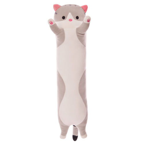 Foreign trade long legged cat doll pillow girls sleeping plush toy doll hug sleeping companion doll cross-border