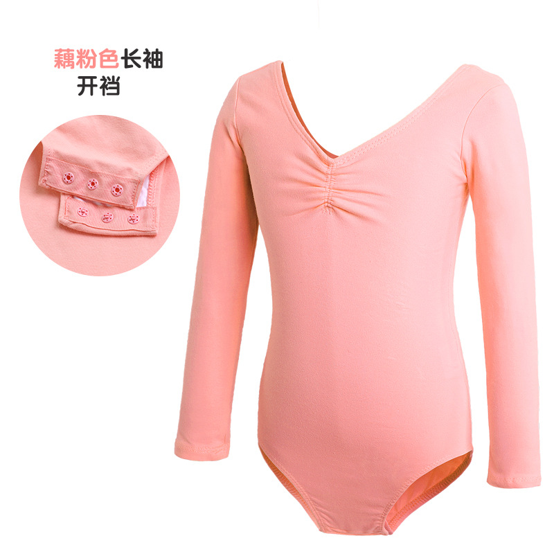 Trajes de baile para niños Trajes de entrenamiento para niñas de verano Trajes de ballet de manga corta Trajes de baile de una pieza para exámenes de danza china