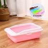 Cat sand pot deodorant anti -splashed cat shit basin semi -closed cat toilet cat products large small cat litter basin