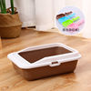 Cat sand pot deodorant anti -splashed cat shit basin semi -closed cat toilet cat products large small cat litter basin