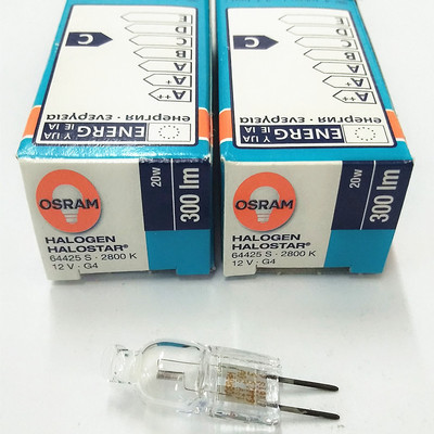 Osram, оригинальный микроскоп, лампочка, лампа, 12v, 20W, оптика
