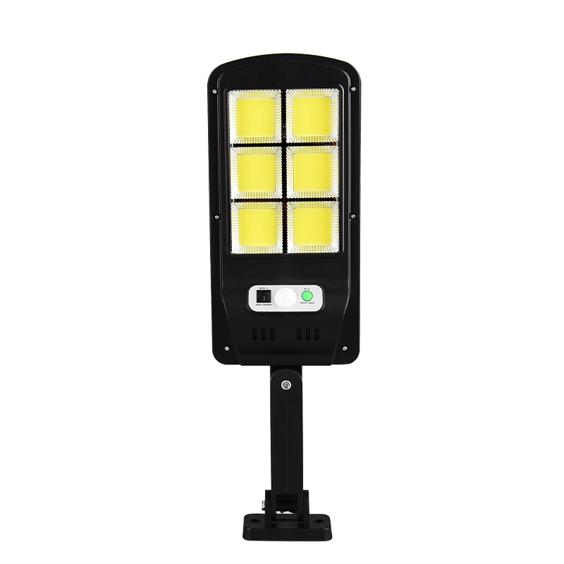 Lámpara de calle solar al aire libre inducción patio lámpara de pared inteligente con control remoto lámpara de pared al aire libre puesto lámpara de mercado nocturno