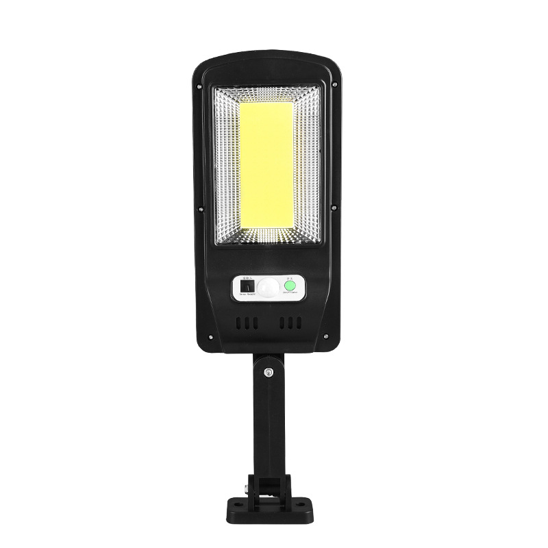 Lámpara de calle solar al aire libre inducción patio lámpara de pared inteligente con control remoto lámpara de pared al aire libre puesto lámpara de mercado nocturno