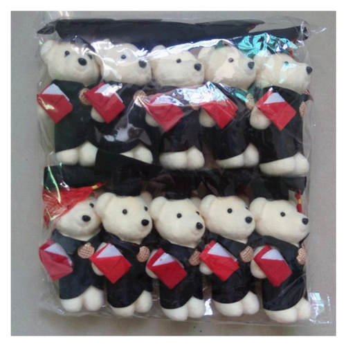 Student Gifts Wholesale Graduation Bear Men and Women Dr. Bear Doll Teacher's Day Gift Cartoon Doll Bouquet