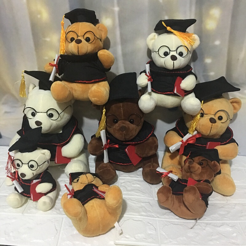 Source Factory Wearing Doctor's Clothing Wearing Bachelor's Hat Black Frame Glasses Graduation Doctor Bear Doll Gift Plush Toy Source Factory Wearing Doctor's Clothing Wearing Bachelor's Hat Black Frame Glasses Graduation Doctor Bear Doll Gift Plush Toy