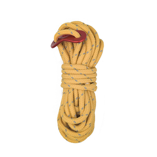 Shanqu Outdoor Camping Tension Windproof Reflective Rope Thickened 4mm Rope Canopy Tent Accessories Polyester Wind Rope Buckle