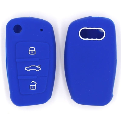 Static Rod/Key Bag 3 Keys Car Key Set - dark-blue