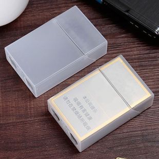 Wholesale China-Hong Kong Hard Pack Flip 20 Portable Ultra-thin Creative Personality Trend Compression Resistant Cigarette Case Cigarette Case