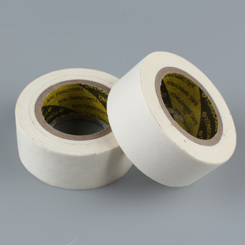Cintas adhesivas de papel de estampado blanco adhesivos se pueden desgarrar a mano unilateral fuerte sin marcas de mano