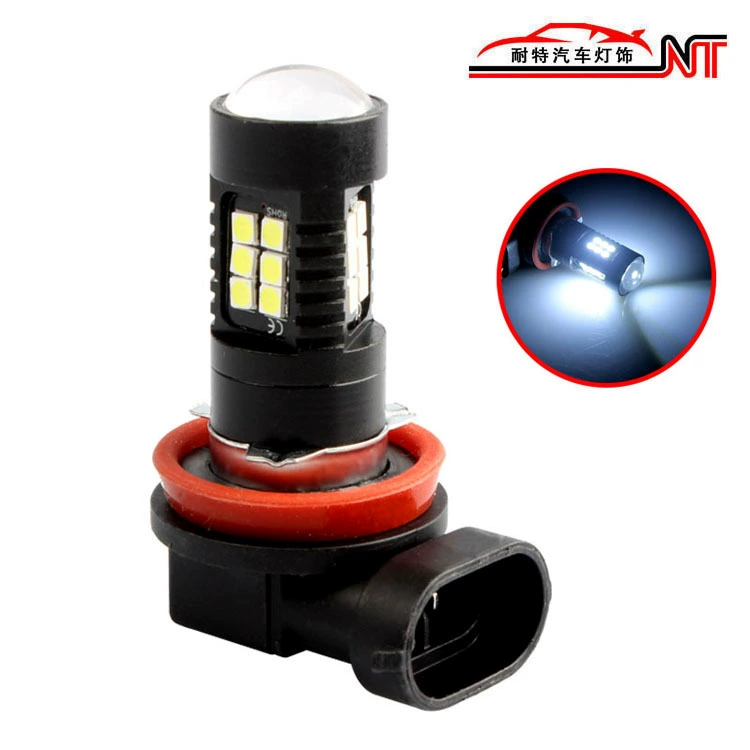 Трансграничная Горячая продажа яркая противотуманная фара H8/H11 3030 21SMD декодирование светодиодная противотуманная фара 9006 9005