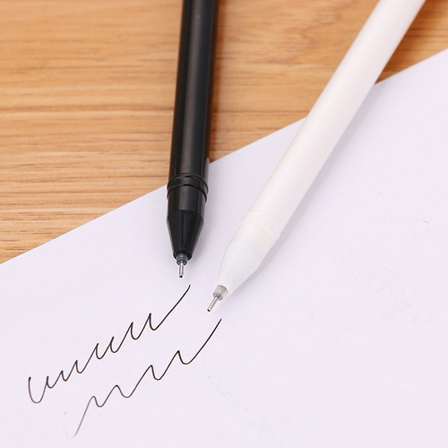 Creative stationery cartoon gel pen office supplies black signature pen cute student exam pen manufacturer wholesale