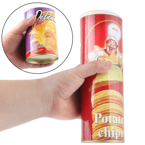 Tricky Potato Chip Snake, Frightened Simulated Snake, Halloween Prank Tricky Props Children's Toy, Factory Direct Sales