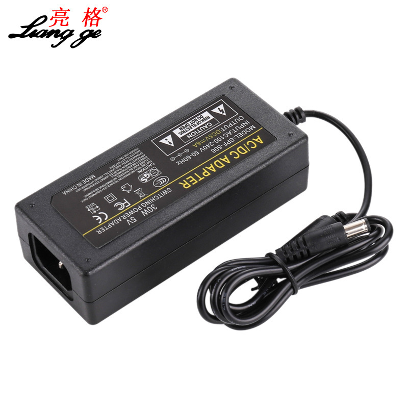 Factory direct 220V to DC5V6A power adapter DC regulated power supply router switch transformer