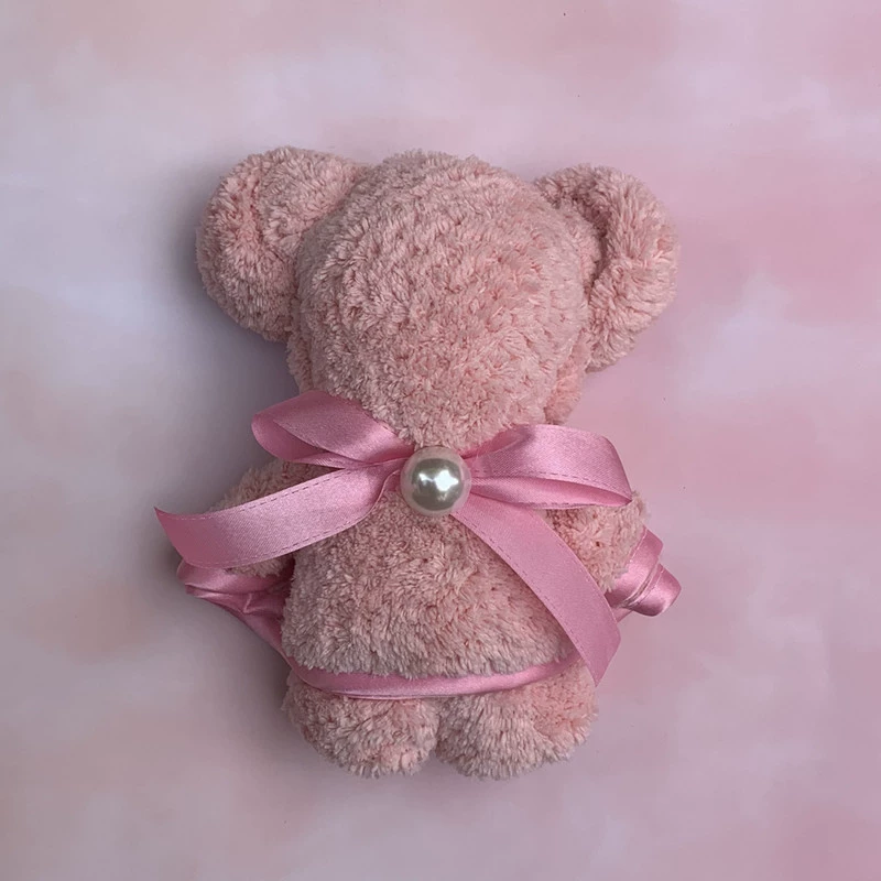Coral velvet creative towel, gift box, accessories, with little bears, creative gift