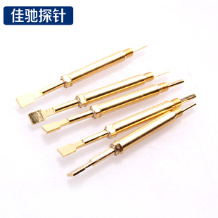 [Probe] Manufacturer Jiachi Probe Flat Needle Thread Needle Precision Durable Flat Needle Test Probe Wholesale