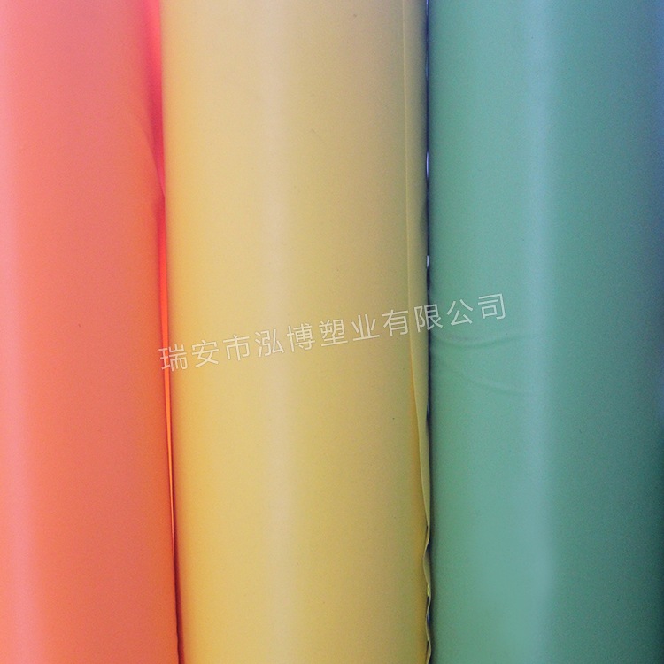 厂家直销PVC薄膜pvc床垫电线缠绕拉伸压延多色膜软质热缩膜