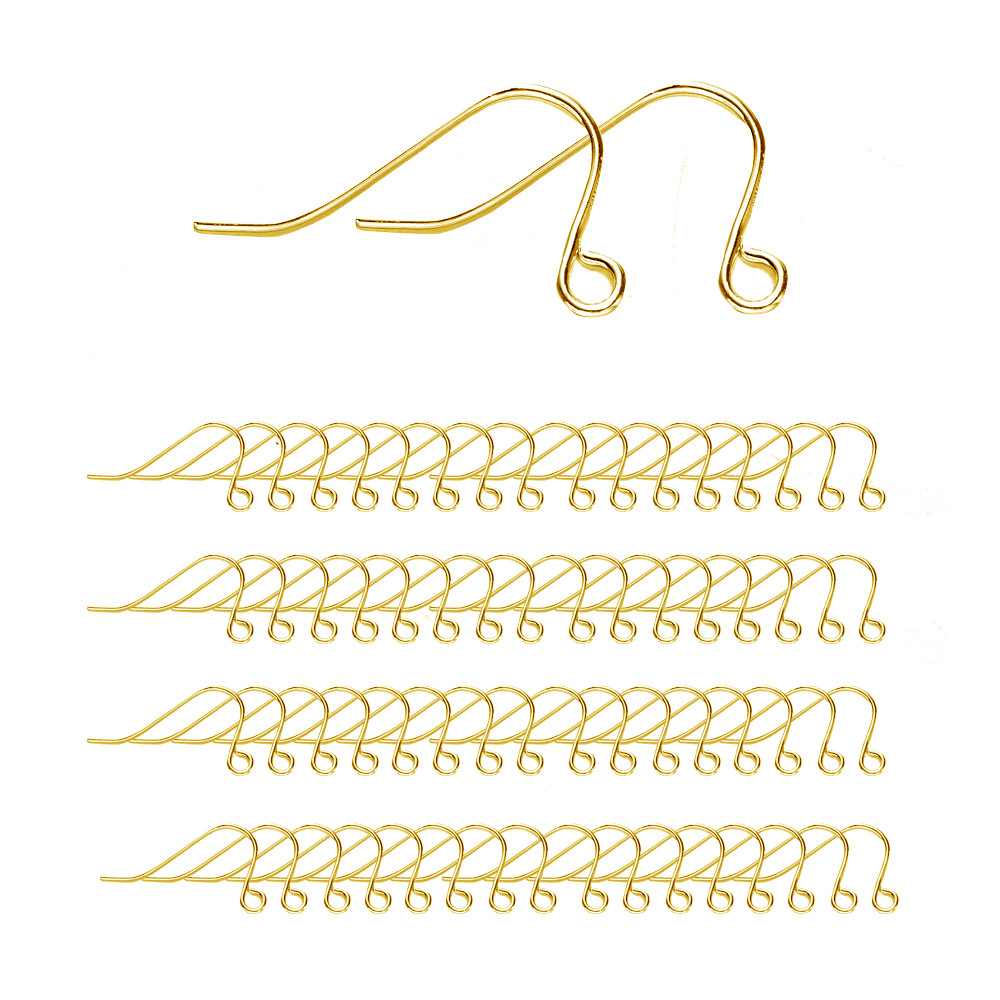 跨境爆款铜配件镀925银半成品耳环耳饰品配件 手工DIY9字耳钩批发