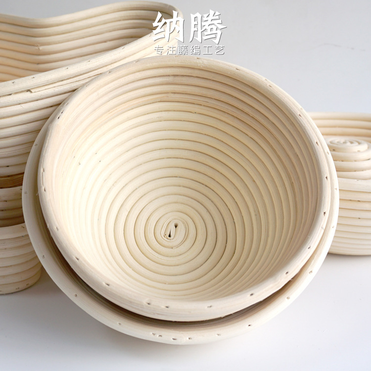 圆形面包篮亚马逊爆品 23cm厘米 专用烘焙模具 欧式面包发酵专用