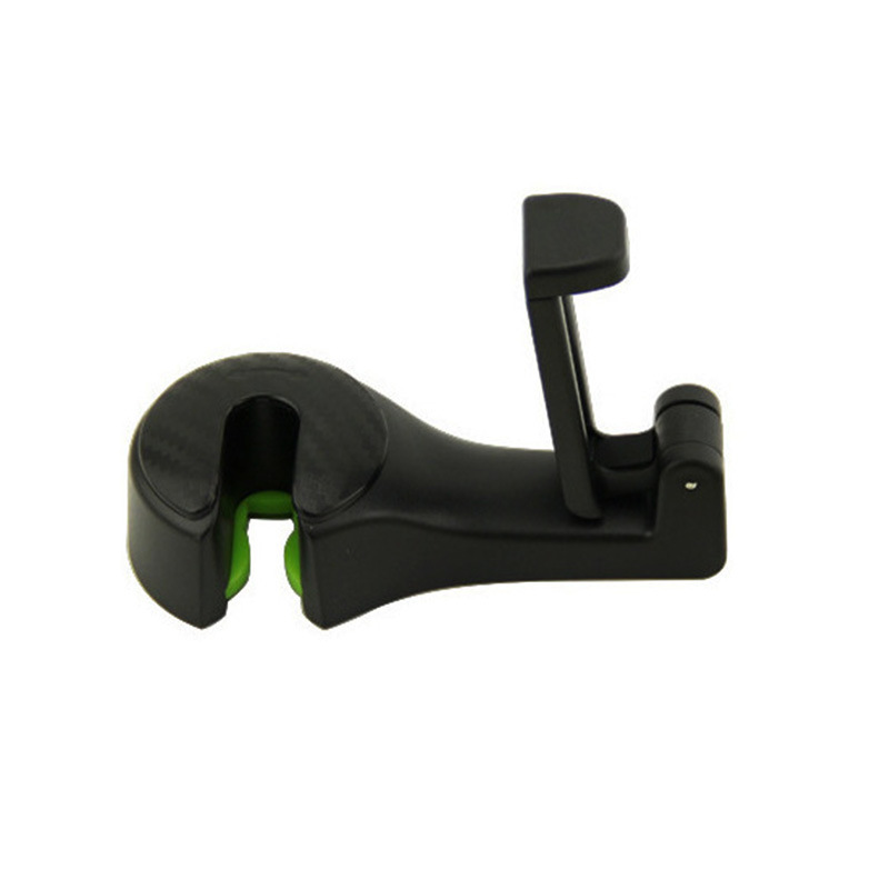 Soporte para teléfono con gancho para el respaldo del asiento del coche, pequeño accesorio creativo multifuncional, para uso oculto en el coche.
