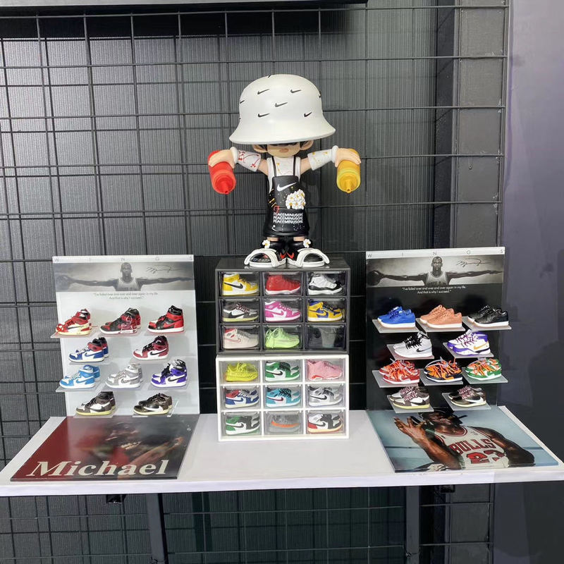 Jordan AJ vinyl mini three-dimensional shoe model high-end display rack matching shoe box handbag wholesale spot