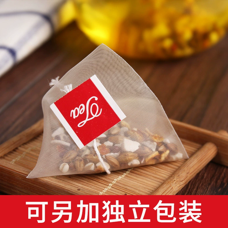 Красные бобы коикса семя Горгона чай 5 г треугольный пакет красные бобы чай из семян коикса влажный прозрачный чайный пакетик чай цельная доставка